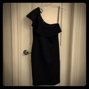 Calvin Kline Black coattail dress size 4
